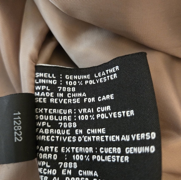 Michael Kors Leather Jacket - Picture 6 of 6